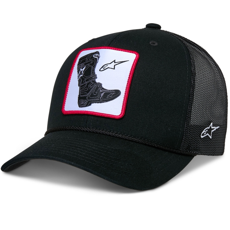 Czapka z daszkiem Alpinestars Booted czarno-czarna