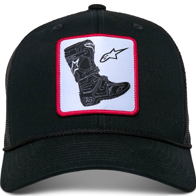 Czapka z daszkiem Alpinestars Booted czarno-czarna