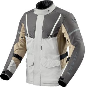 Kurtka motocyklowa Revit Horizon 3 H2O szaro-piaskowa