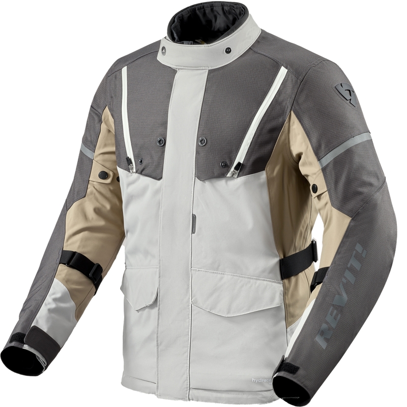 Kurtka motocyklowa Revit Horizon 3 H2O szaro-piaskowa