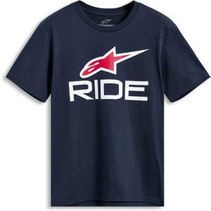 Koszulka Alpinestars Ride 4.0 CSF niebiesko-biało-czerwona
