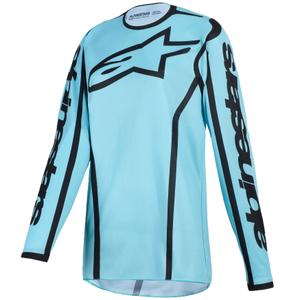 Koszulka motocrossowa damska Alpinestars Stella Fluid Apex w kolorze turkusowo-czarnym