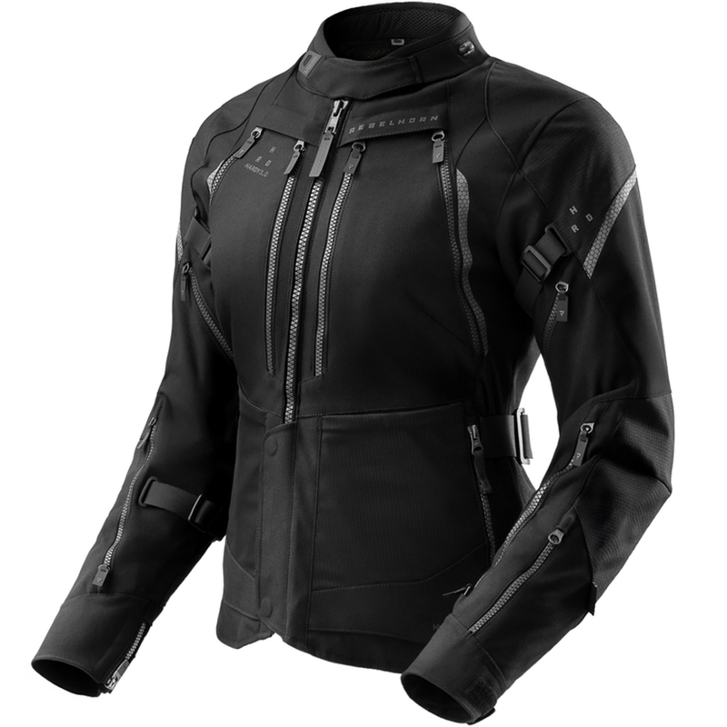 Kurtka motocyklowa damska Rebelhorn Hardy 3.0 czarna