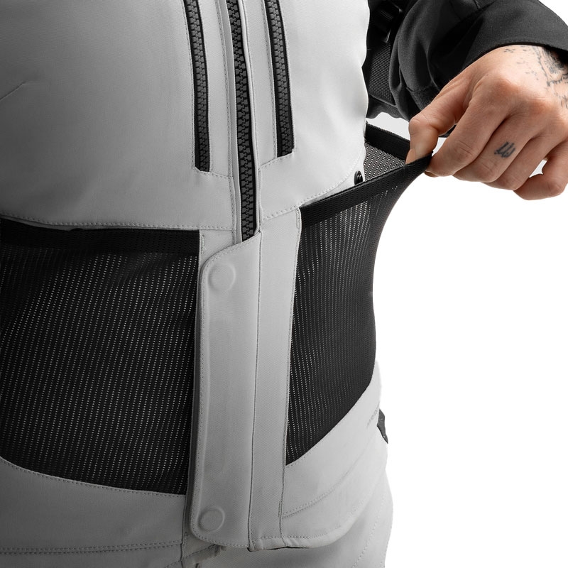 Kurtka motocyklowa damska Rebelhorn Hardy 3.0 czarno-szaro-fluo-żółta