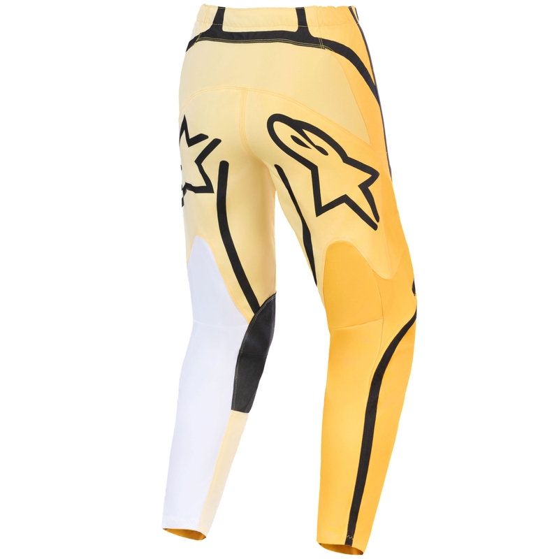 Spodnie motocrossowe Alpinestars Fluid Apex żółto-czarne