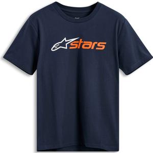 Koszulka Alpinestars Blaze 2.0 CSF niebiesko-biało-pomarańczowa