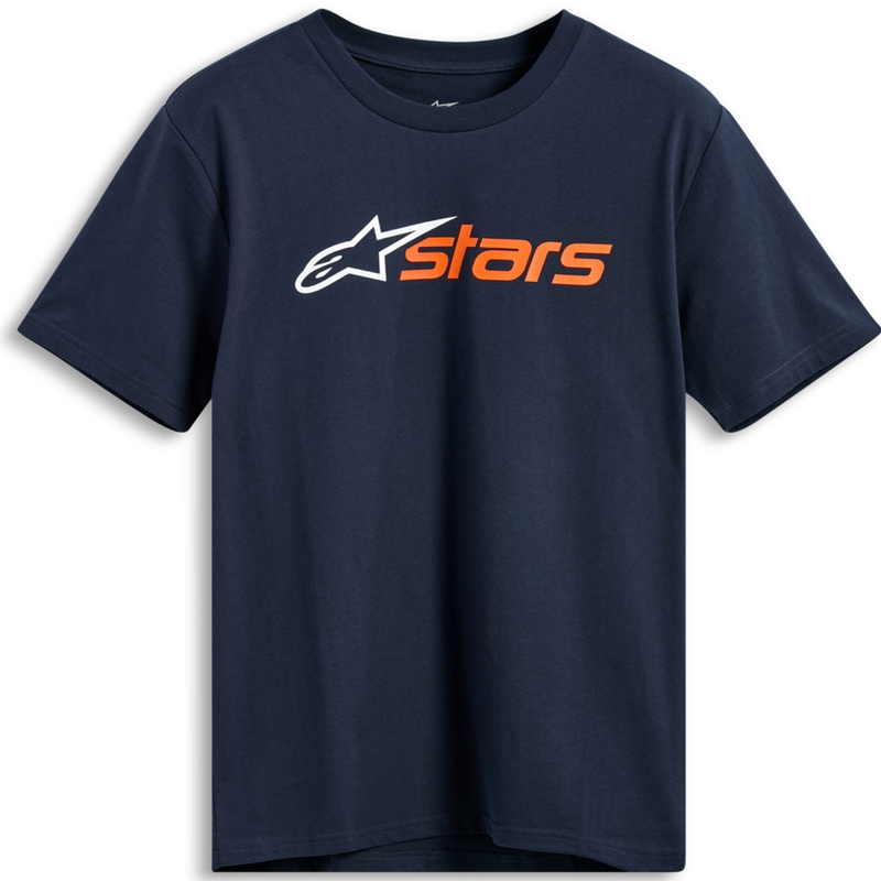 Koszulka Alpinestars Blaze 2.0 CSF niebiesko-biało-pomarańczowa