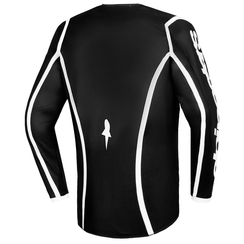 Koszulka motocrossowa dla dzieci Alpinestars Fluid Apex w kolorze czarno-szarym