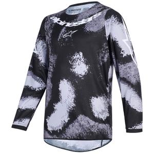 Koszulka motocrossowa dla dzieci Alpinestars Fluid Lahnd w kolorze szaro-kamuflażowym
