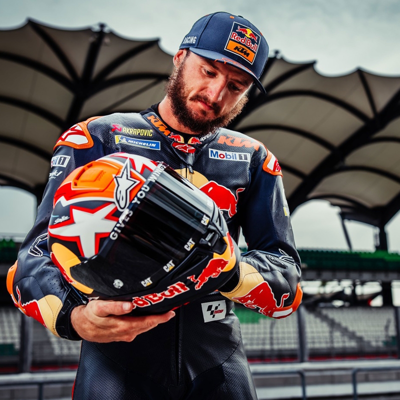 Kask motocyklowy integralny Alpinestars Supertech R-10 Element carbon fluo czerwono-biały