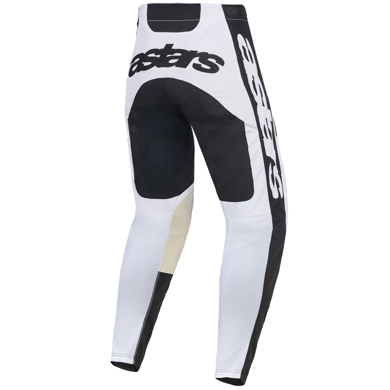Spodnie motocrossowe Alpinestars Racer Riway biało-czarne