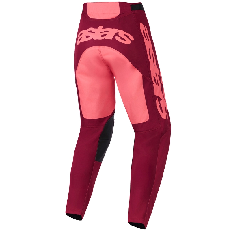 Spodnie motocrossowe Alpinestars Racer Riway ciemnoczerwono-koralowe