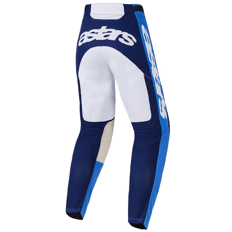 Spodnie motocrossowe Alpinestars Racer Riway niebiesko-jasnoniebiesko-białe