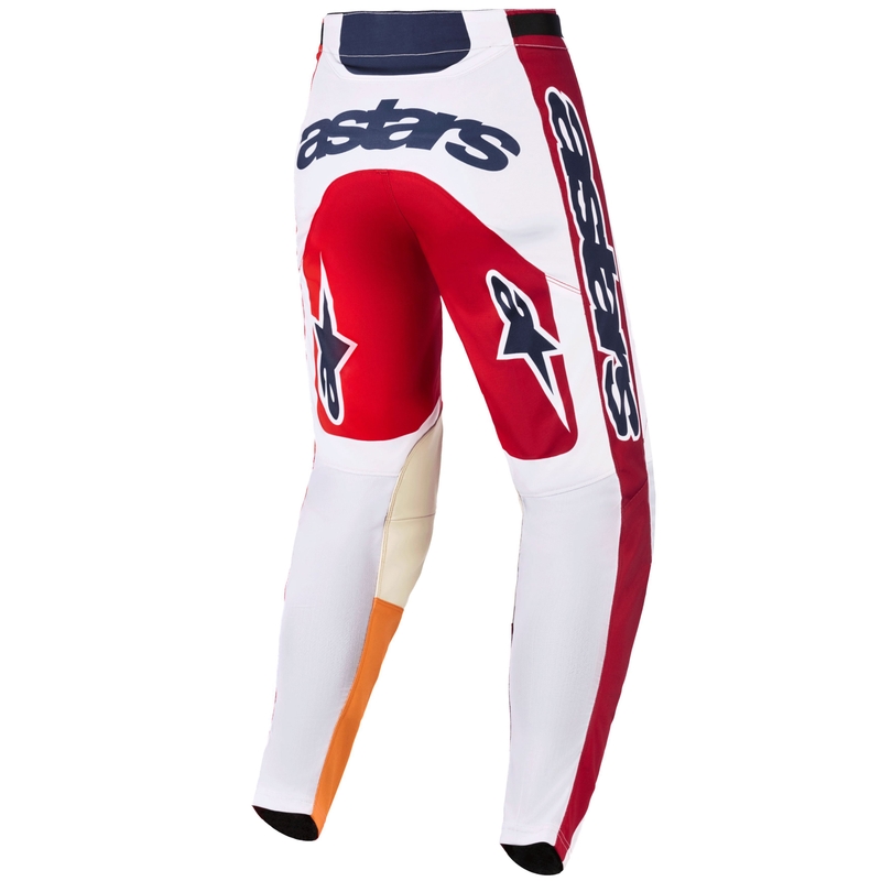 Spodnie motocrossowe Alpinestars Racer Portl w kolorze czerwono-pomarańczowo-jasnoszarym