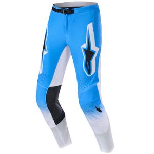 Spodnie motocrossowe Alpinestars Supertech Scenz niebiesko-białe