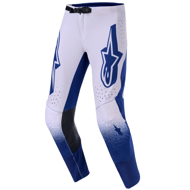 Spodnie motocrossowe Alpinestars Supertech Scenz jasnoszaro-ciemnoniebieskie