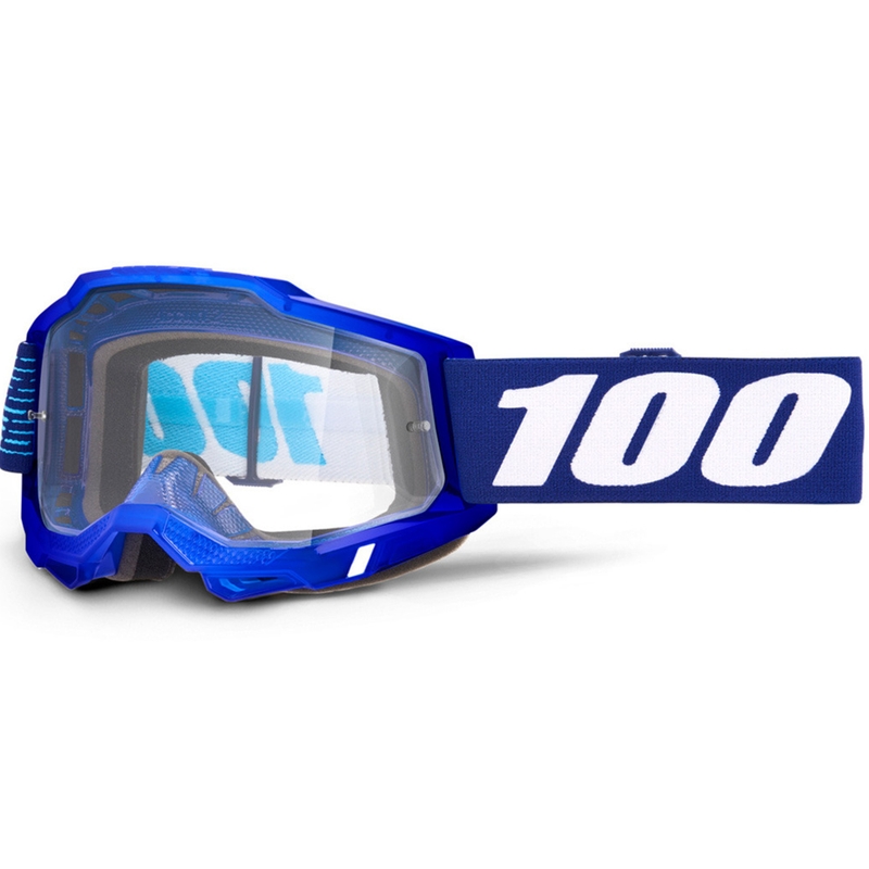Gogle motocrossowe Accuri 2 2028 w 100% z przezroczystym pleksiglasem