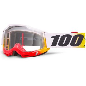 Gogle motocrossowe Accuri 2 Samba w 100% z przezroczystym pleksiglasem