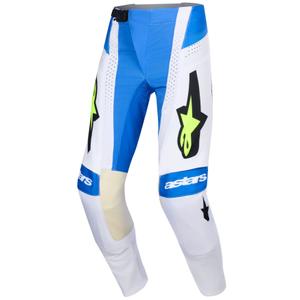 Spodnie motocrossowe Alpinestars Techstar Knif niebiesko-czarno-fluo-żółte