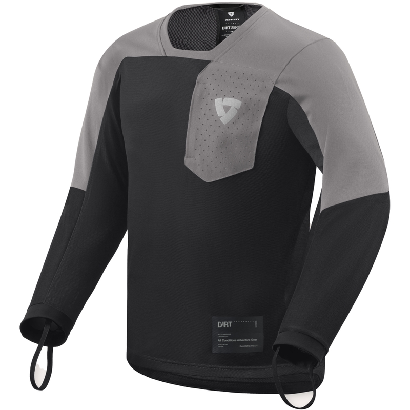 Koszulka motocrossowa Revit Sierra 2 czarno-szara