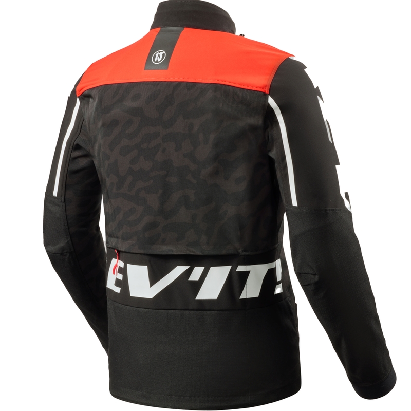 Kurtka motocyklowa Revit Africa czarno-czerwona