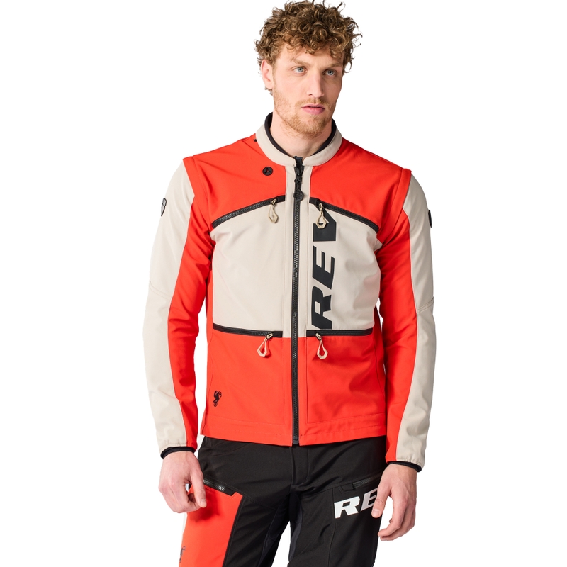 Kurtka motocyklowa Revit Maroko Sand-Red