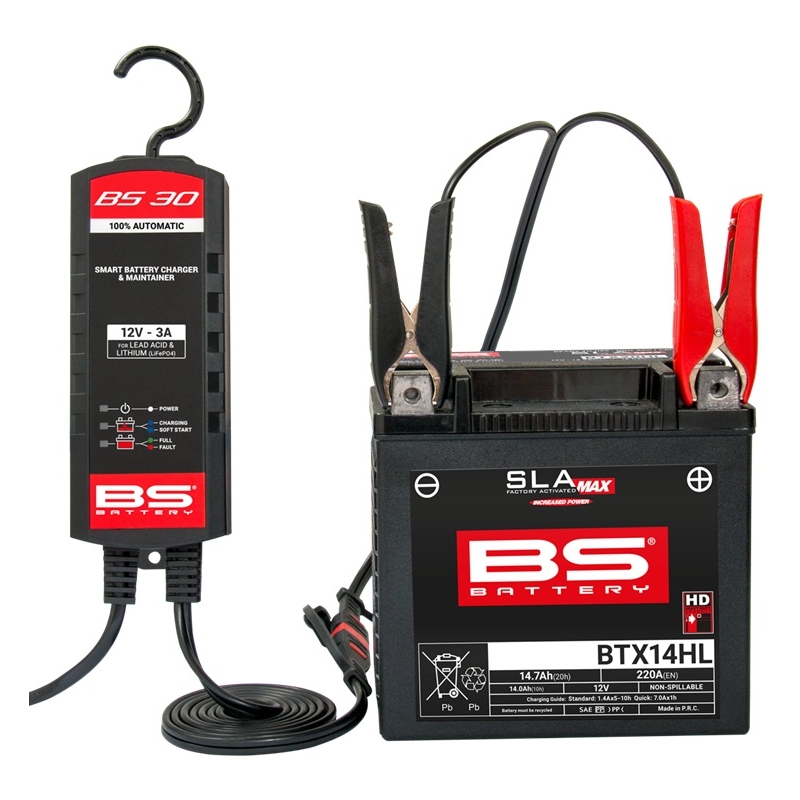 Battery charger BS-BATTERY SMART (suitable also for Lithium) 12V 3A