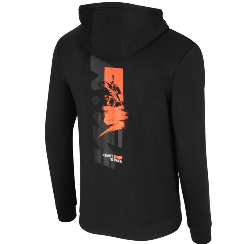 KTM Beast Bluza z kapturem zapinana na zamek w kolorze czarnym