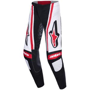 Spodnie motocrossowe Alpinestars Techstar Nomur czarno-biało-czerwone