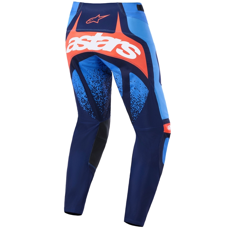Spodnie motocrossowe Alpinestars Techstar Nomur ciemnoniebiesko-pomarańczowo-niebieskie