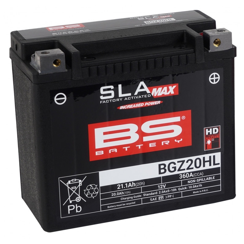 Factory activated battery BS-BATTERY SLA MAX