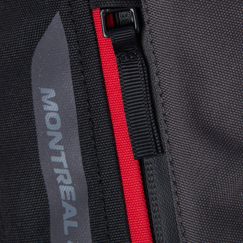 Kurtka motocyklowa Oxford Montreal 4.0 Dry2Dry™ czarno-szaro-czerwona