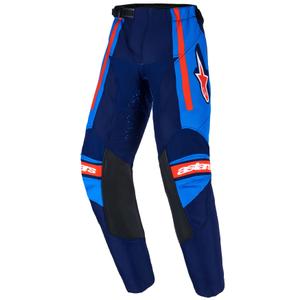 Spodnie motocrossowe dla dzieci Alpinestars Racer Nomur w kolorze granatowo-pomarańczowo-czarnym