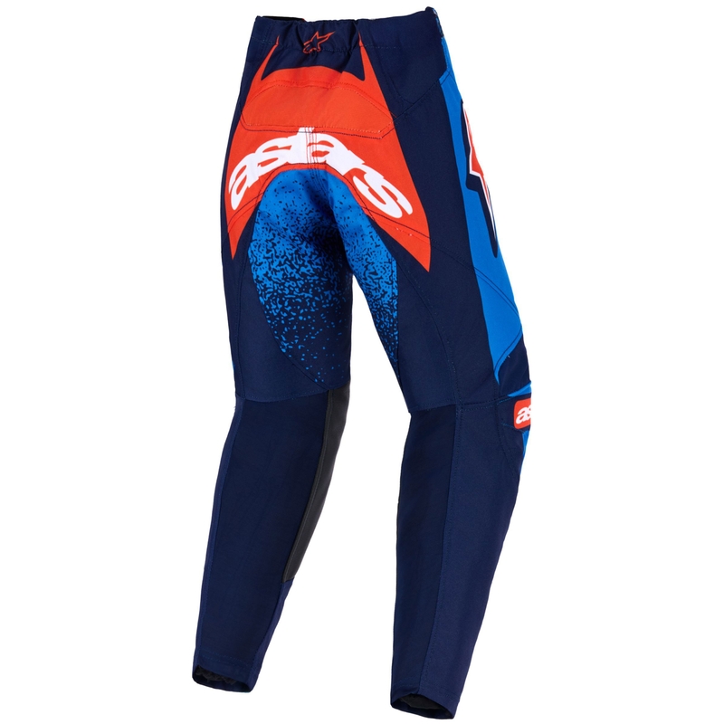 Spodnie motocrossowe dla dzieci Alpinestars Racer Nomur w kolorze granatowo-pomarańczowo-czarnym