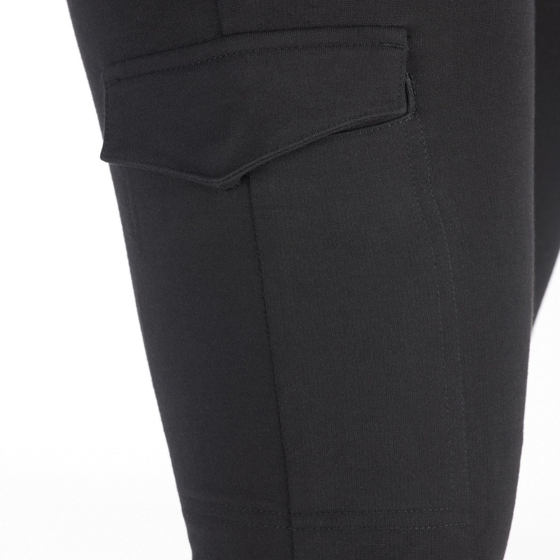 Damskie legginsy motocyklowe Oxford Super Cargo z podszewką aramidową czarne