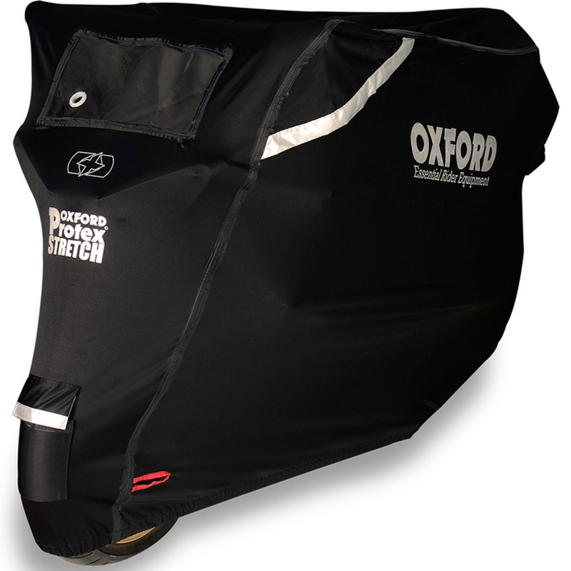 Pokrowiec motocyklowy Oxford Protex Stretch Outdoor z membraną klimatyczną, czarny