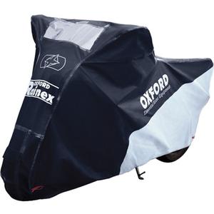 Pokrowiec motocyklowy Oxford Rainex czarno-srebrny