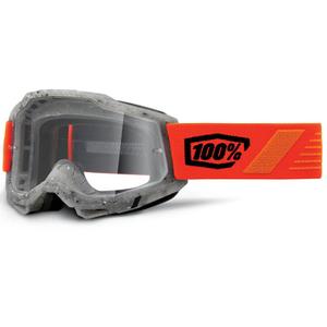 Gogle motocrossowe 100% ACCURI 2 Schrute z przezroczystym pleksiglasem