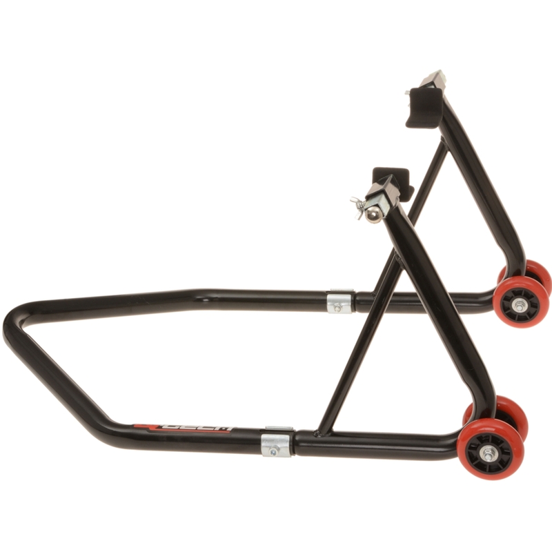 Stojak motocyklowy Q-TECH przód - pod okulary/tył czarny