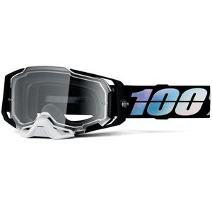 Gogle motocrossowe 100% ARMEGA Krisp z przezroczystym pleksiglasem