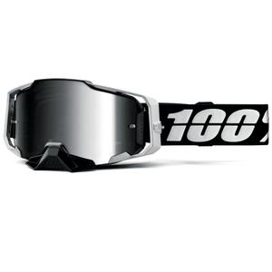Gogle motocrossowe 100% ARMEGA Reneen S2 ze srebrnym pleksiglasem