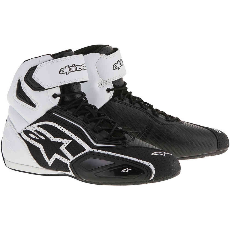 Buty motocyklowe Alpinestars Faster 2 Vented czarno-białe