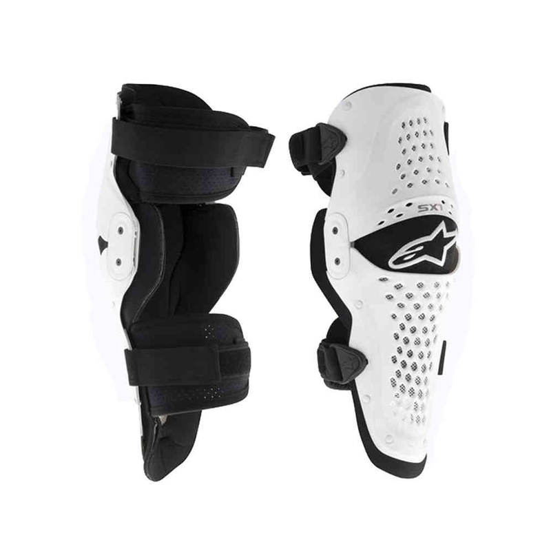 Ochraniacze kolan Alpinestars SX-1 biało-czarne