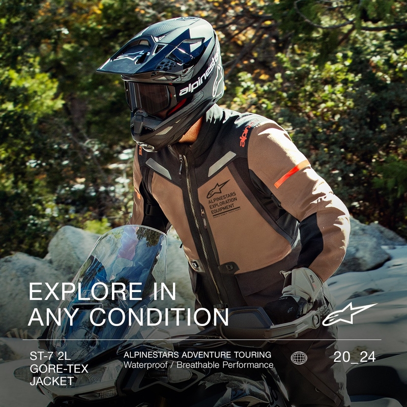 Kurtka Alpinestars ST-7 Gore-Tex brązowo-czarna