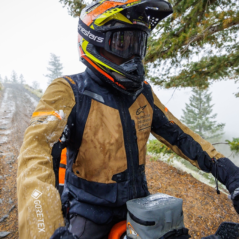 Kurtka Alpinestars ST-7 Gore-Tex brązowo-czarna