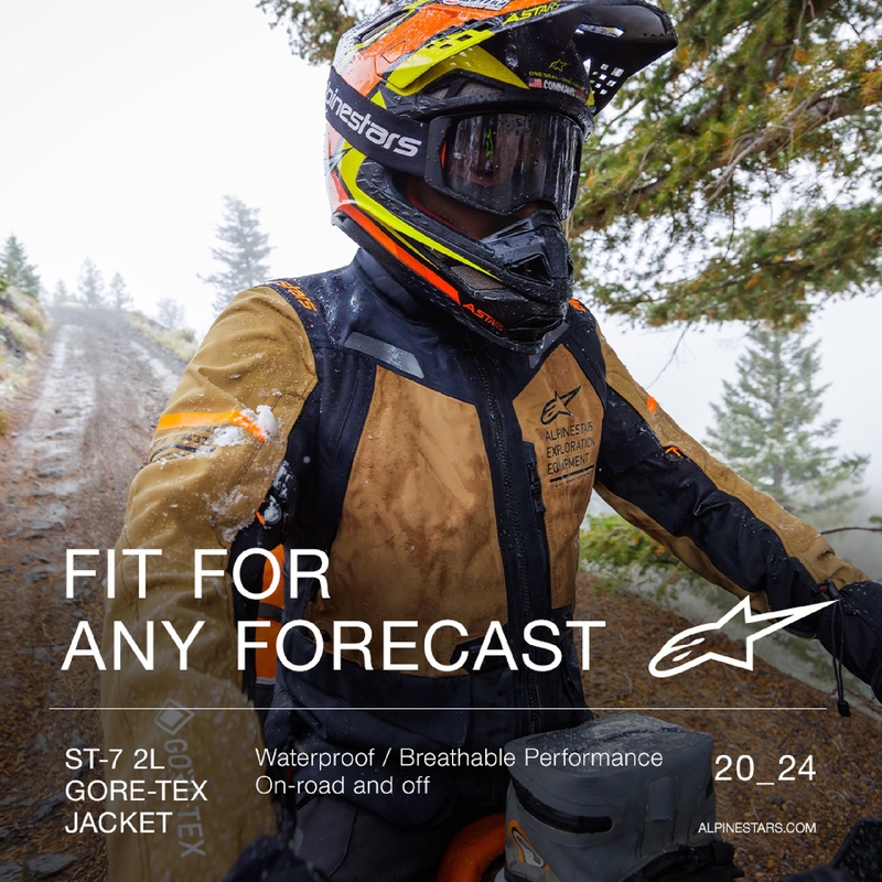 Kurtka Alpinestars ST-7 Gore-Tex brązowo-czarna