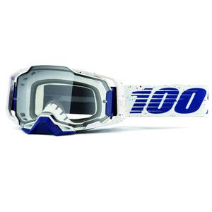 Okulary motocrossowe Solis 100% ARMEGA z przezroczystym pleksiglasem