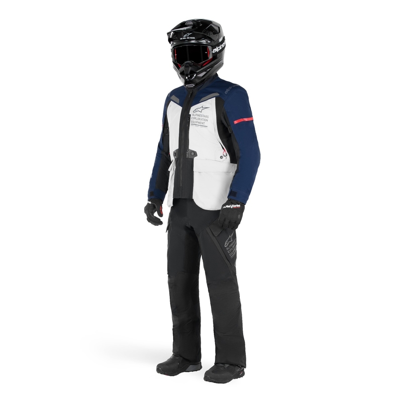 Kurtka Alpinestars ST-7 Gore-Tex w kolorze jasnoszarym, niebieskim i czarnym