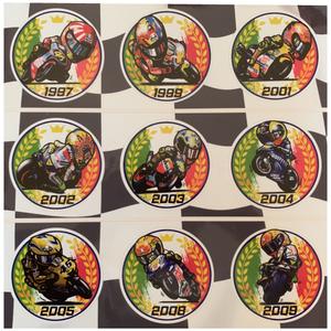 Zestaw naklejek Valentino Rossi