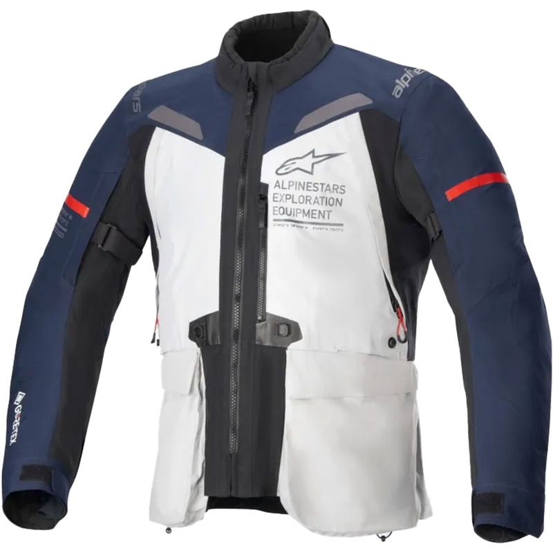 Kurtka Alpinestars ST-7 Gore-Tex w kolorze jasnoszarym, niebieskim i czarnym